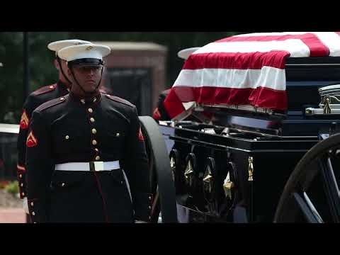 U.S. Marines Honor Lt. Gen. William M. Keys by supporting his Funeral