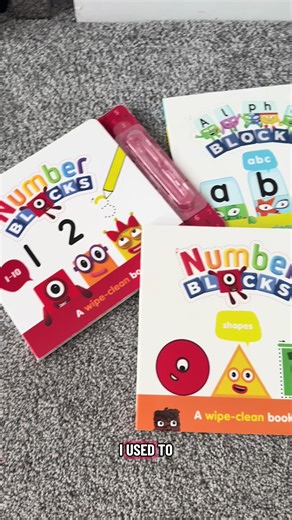 Number block books are a great educational tool to support your child to write & recognise numbers, letters and shapes. These would make a perfect Christmas gift #numberblocks #mumsoftiktok #christmas #viral #tiktokshop