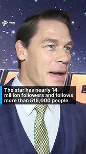 John Cena has baffled local journalists across Scotland and further afield after a following spree from his official Twitter account. The professional wrestler-turned-actor boasts more than 14 million followers on his account. https://i.stv.tv/3WvTeTQ | STV News