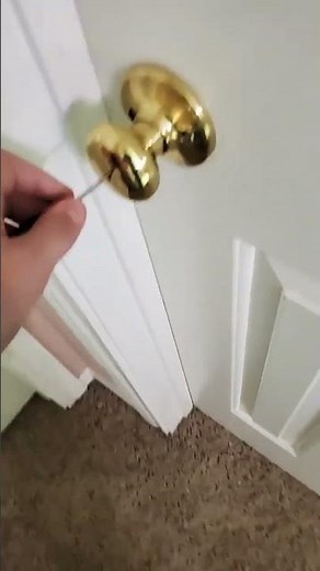 How to Unlock a Bathroom Door from the Outside