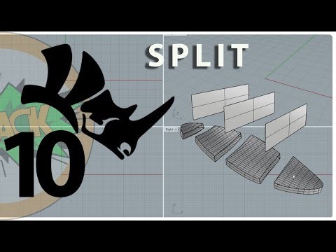 How to Split Objects in Rhino | RHINO FOR NOOBS EP10