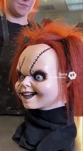 The Red-headed killer doll latex mask making kit