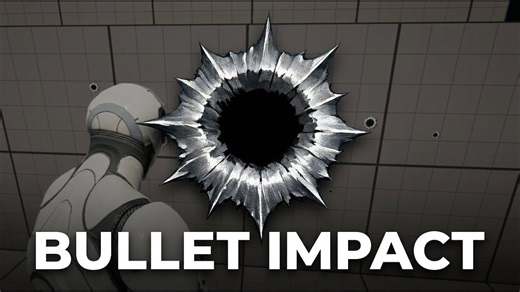 UE5 Bullet Impact Decals with AI Textures | Rambod Dev