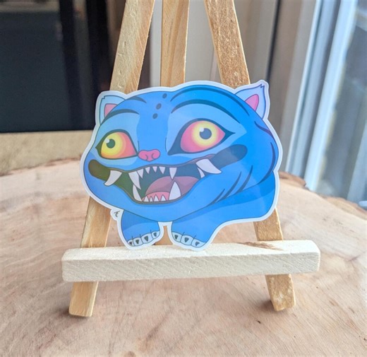 K-pop Demon Hunters Derpy Tiger Sticker Decal Rainbow Laminate: Phones Laptops Tablets Bottles Notebooks - Etsy UK