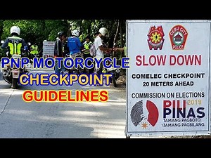 PNP CHECK POINT GUIDLINES/AND PROPER PROCEDURE
