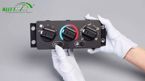 Climate Control Module Switch 70826280, Tempeature Control Panel Compatible for Mack CHU612 CHU613 CHU614 CXU612 CXU613 CXU614, Replacement for 25110700 21169150 MAK29RD324AM