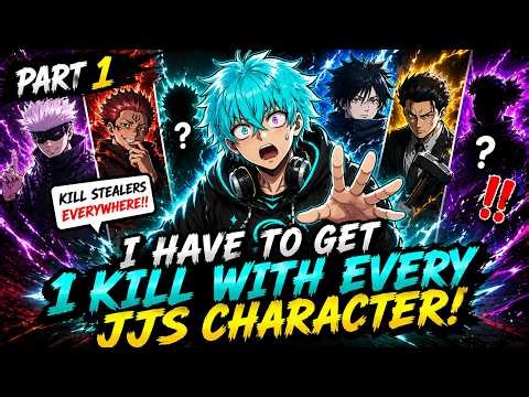 Part 1 – I Have to Get 1 Kill With EVERY JJS Character (Crazy Server!)#jjs #vtuber #funny
