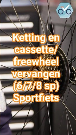 Replacing the chain and cassette/freewheel (6/7/8 speed) on a sports bike