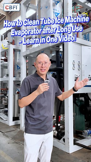 Regular cleaning = higher ice-making efficiency lower energy consumption more stable operation If you also want to keep your equipment in top condition, you must watch this video! 👉 For professional maintenance solutions or technical support, feel free to message us anytime. #CBFI #TubeIceMachine #IceMachineMaintenance #IndustrialIce #CleaningTips #Refrigeration | CBFI Icesource Group