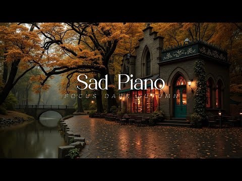 Dark Academia Autumn Violin Sad Piano | Gothic Reading Nook Ambience Deep Study
