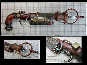 【DIY】【スチームパンク】おもちゃを改造してプラズマ放電ガンを作ったった DIY Steampunk Gun