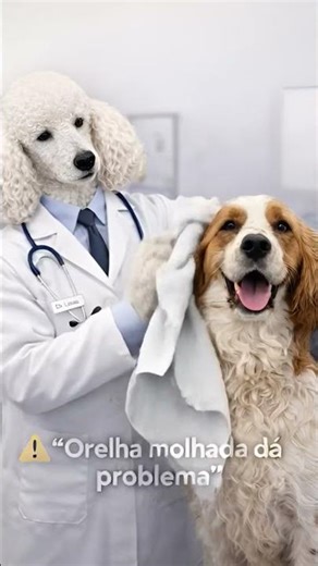 ORELHA MOLHADA CAUSA OTITE NO SEU CACHORRO!!!
