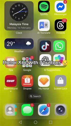 Honor X6c Features and Gesture Controls Explained