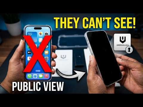 UNBREAKcable 25° Anti-Spy Screen Protector Review for iPhone 17 Pro Max