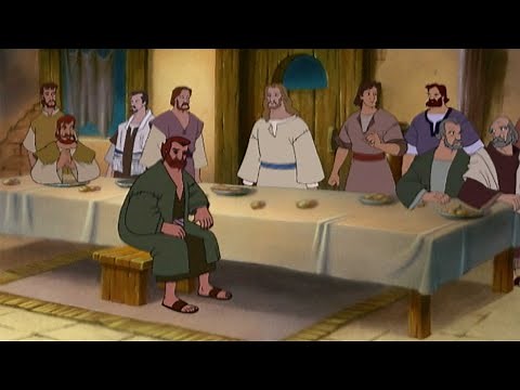 The Last Supper Animated - Jesus Washes Apostles Feet