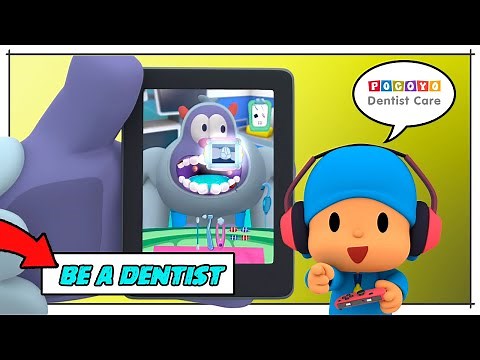 🎮 POCOYO GAMEPLAY - App: Pocoyo Dentist | Funny video cartoon games for kids
