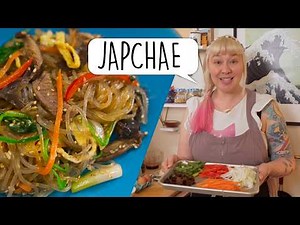 Authentic Korean Japchae 잡채 👑🐷 Step-by-Step Guide
