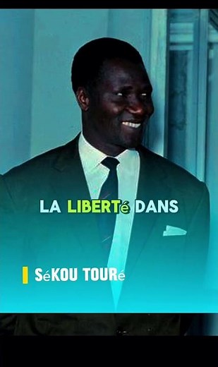 «Nous préférons la liberté dans la pauvreté à l'opulence dans l'esclavage.»Discours Sékou Touré!