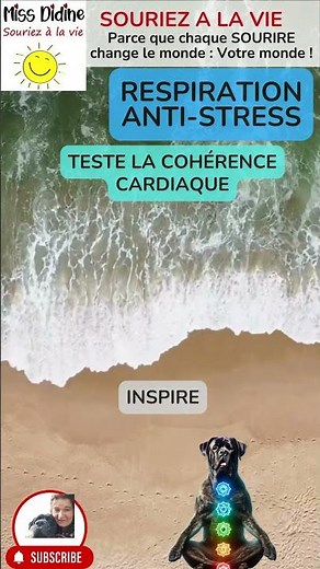 Tuto de cohérence cardiaque,1 minutes de respiration pour 1 h de sérénité #respiration #relaxation