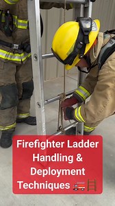 13K views · 184 reactions | #StormPrep #FirefighterLife #LadderHandling #FirefightingTraining #FireSafetyFirst #EmergencyResponse #RescueOperations #FireService #LadderDeployment | योगेश सोनार फायर फायटर | Facebook