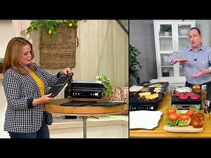 GreenPan Nonstick 7-in-1 Contact Grill with Waffle Plates on QVC