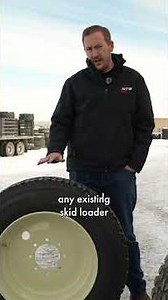 Two ways to get better winter traction from your skid steer.