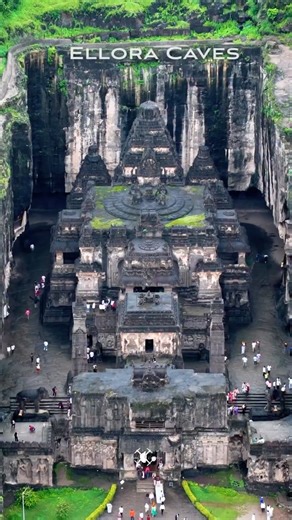 Bharath Krishnamurthy 🇮🇳 on Instagram: "📍Ellora Caves,Ch.ShambajiNagar,Maharashtra One of India’s greatest architectural treasures,Recognized as a UNESCO World Heritage Site, this cave complex showcases the incredible craftsmanship and cultural harmony of ancient India. Shot on Dji Air 3 No Repost Allowed ❌ #maharastra #elloracaves #dronephotography"
