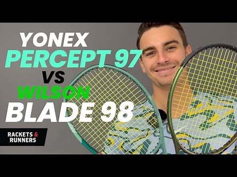 These are two AMAZING control rackets!! Yonex Percept 97 vs. Wilson Blade 98 | Rackets & Runners