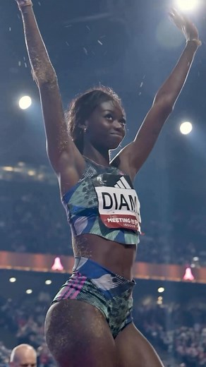 NWE on Instagram: "Fátima Diame 🇸🇳🇪🇸 Fatima Diame, an athlete with roots in Senegal, shines in long jump and triple jump, representing Spain. Known for her dedication and significant achievements, Diame is a beacon of perseverance and diversity in sports, inspiring young athletes worldwide to overcome obstacles and pursue their dreams. 👸🏿 @fatimadiame 🎥 @ffathletisme"
