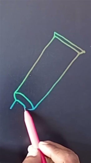 How to draw toothpaste easily #toothpastedrawing #shorts #trending #drawing #art