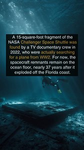 3.3M views · 14K reactions | One of the largest pieces ever found of the Challenger #discovery #NASA #history #challenger | War History Online | Facebook