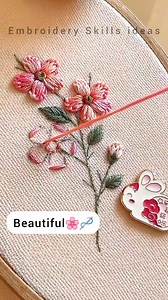 Simple and amazing flower embroidery tricks #needlework #fbreelsfypシ゚viralシ #fbpost2025シ #fbreelsfypシ゚viralvideo #reelsviralシ #reelsvideoシ #fbreels2025ツ #foryou #viral #stitch | Embroidery Skills ideas