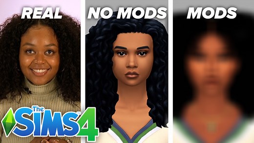 5.4K views · 36 reactions | Three Black women create themselves in the Sims 4 without any custom content, then CC Creator EbonixSims remakes them WITH custom content and the results are simply... amazing ✨ | BuzzFeed Video | Facebook