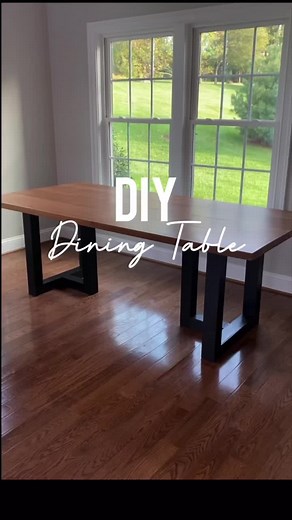 DIY Dining Table Made from Local Saw Mill Wood