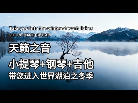 小提琴+钢琴+吉他演绎天籁之音带您进入世界湖泊之冬 |音乐叙事湖泊之冬季 |Violin, piano, and guitar take you into the winter of the lake