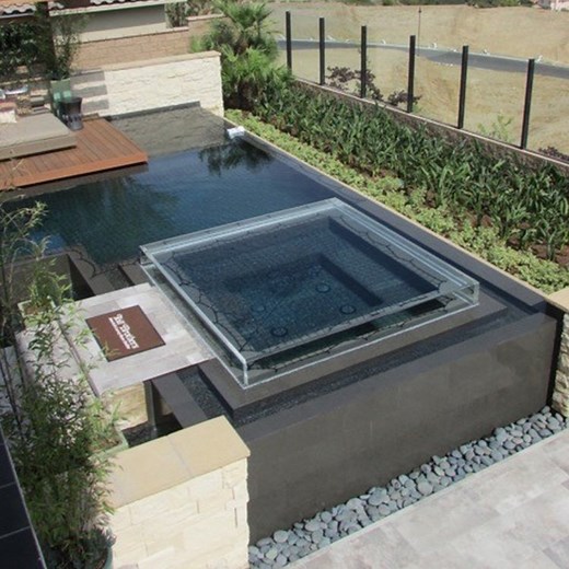 Acrylic Pool & See Through Glass Pool Wall Panels