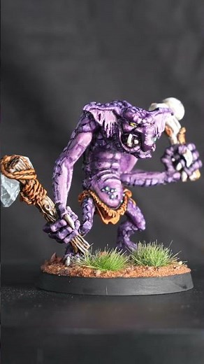 Retro Stone Troll Warhammer Fantasy #miniaturepainter