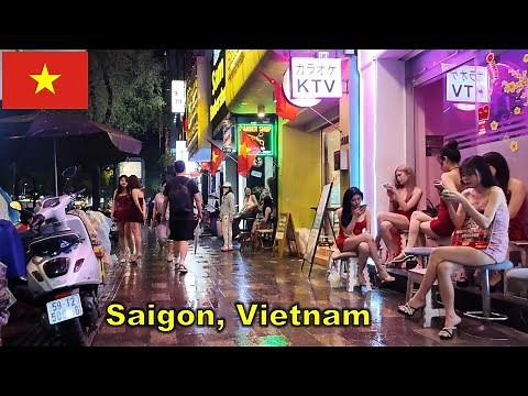 🇻🇳 🔥Vietnam Nightlife - Little Japan Tour🔥Saigon, Ho Chi Minh 4K UHD - Sep 3
