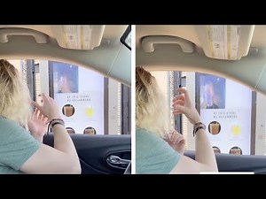 Deaf Customer Uses American Sign Language At Starbuck Drive-Thru