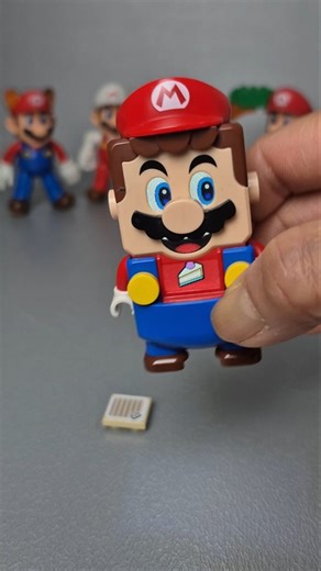 Lego mario ate a slice of cake #supermario #legomario #lego #fun