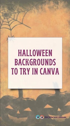Halloween Canva Backgrounds to Use in Your Design