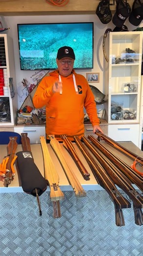 Nouvelle collection de fusils en bois pour spearfishing