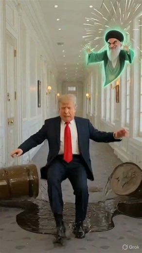 “Khamenei’s Ghost Revenge with Trump " #KhameneiGhost #PutinPrank #TrumpHaunted #KhameneiGhost