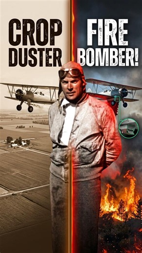 The Birth of Aerial Firefighting: A 1939 Stearman's Journey #firefighting #biplane #wildfire
