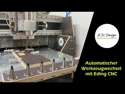 Automatischer Werkzeugwechsel und Eding CNC