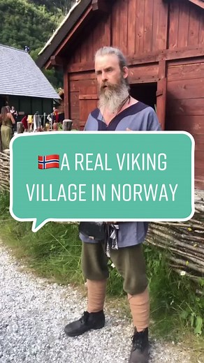Did you know you can visit a real Viking village in Norway? #vikings #norway #gudvangen #travel #visitnorway #norge