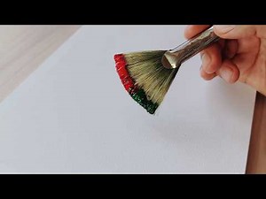 Paint Birds and Flowers VERY EASILY / Acrylic Painting for Beginners