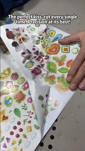The most satisfying sticker cutting you'll see today #laser #crafts