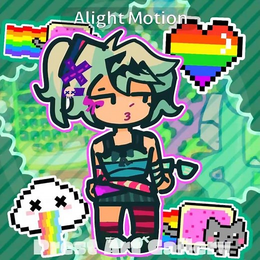 NYWN NYAN CAT ANIMATION MEME original concept idk lol #viral #miku #2000s #scene #animation