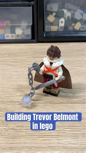 Building Trevor Belmont in lego #legomoc #castlevania #castlevanianocturne #afol #legominifigure #fy